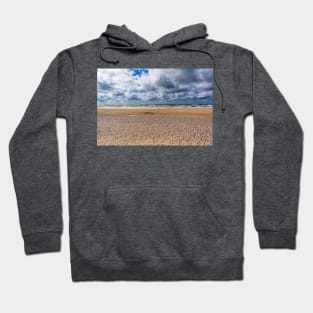 Empty Baltic sea and beach Hoodie